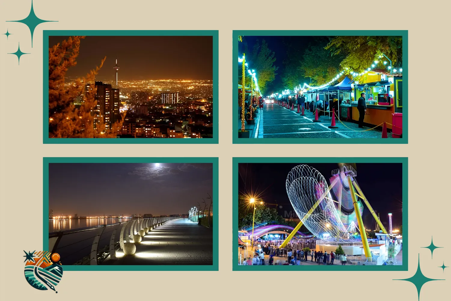 زیباترین جاهای دیدنی تهران در شب کجاست؟